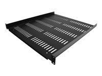 1U Network Rack Shelf - Police skříně - černá - 1U - 19"