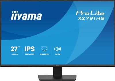 iiyama ProLite/X2791HS-B1/27"/IPS/FHD/120Hz/1ms/Černá/3R
