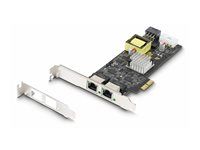 Startech 2-Port 2.5Gbps PoE Network Card, Intel I225-V, 802.3af/at - Sítový adaptér - PCIe 2.0 x2 - 10M/100M/1G/2.5 Gigabit Ethernet x 2 - cerná