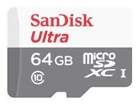 Paměťová karta flash (adaptér microSDXC na SD zahrnuto) - 64 GB - UHS-I / Class10 - microSDXC UHS-I