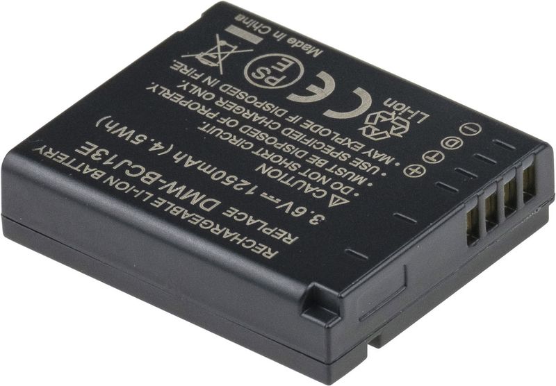 Baterie T6 Power pro Panasonic DMW-BCJ13, DMW-BC13, BP-DC10, 1250mAh, 4,5Wh
