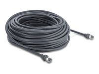 Delock - Patch kabel - RJ-45 (M) do RJ-45 (M) - 23 m - 6 mm - CAT 6 - lisovaný - šedá