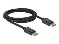 Kabel DisplayPort - DisplayPort (M) do DisplayPort (M) - DisplayPort 2.0 - 2 m - podpora 10K60Hz (10240x4320) - černá