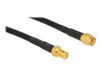 Prodlužovací anténní kabel - RP-SMA (F) do RP-SMA (M) - 1 m - CFD-200 - černá