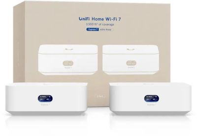 Ubiquiti UX7-2, UniFi Express 7, Whole Home WiFi (2-pack)
