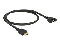 Cable HDMI-A male > HDMI-A female panel-