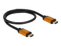 HDMI kabel - HDMI s piny (male) do HDMI s piny (male) - 2 m - trojnásobně stíněný - černá, zlatá - podpora 8K