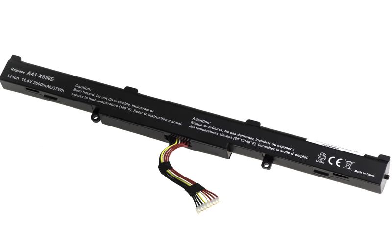 Baterie T6 Power pro Asus X450J, X550Z, X750J, X751L, X751LA, X751MA, 2600mAh, 37Wh, 4cell, Li-ion