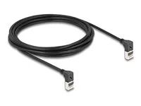 RJ45 Network Cable Cat.6A S/FTP Slim 90°
