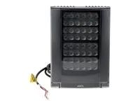 Infračervený iluminátor - montáž na strop, montáž na sloupek, montáž na stěnu - 24 V - interiér, venkovní použití - 100 watt - černá - pro AXIS D3110, P1385-E, P1455-LE, P1455-LE-3, Q1656, Q1656-B, Q1715, V5938 50