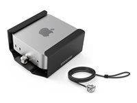 Bezpečnostní montážní sada - montáž na stěnu, montáž na stůl, montáž pod stůl, montáž na monitor - černá - pro Apple Mac mini (M4, M4 Pro)