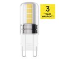 LED žárovka JC G9 2,5W bílá studená EMOS ZQ9D14