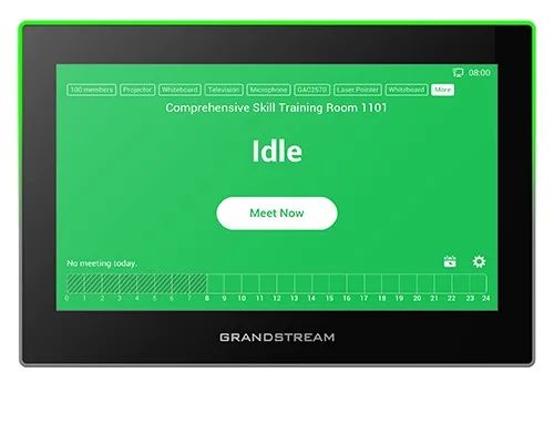 Grandstream GSC3575 SIP interkom a řídicí stanice, 7" dotyk.obrazovka, Wi-Fi 6, BT, 6 SIP účtů,černý