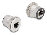 RJ45 built-in jack coupler Cat.6 STP alu
