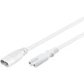Kabel prodlužovací C7/C8 GOOBAY 97200 2m White
