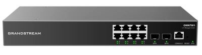 Grandstream GWN7801 L2+ Managed Network Switch 8x 1Gb RJ45, 2x SFP, DHCP, QoS, VLAN