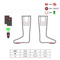GLOVII Socks, Vyhřívané ponožky, L, černé