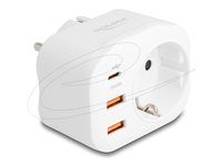 Power Socket with childproof lock and US