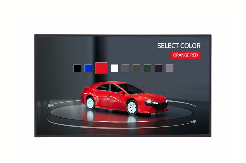 55" LG LED 55TNF-UHD,450cd,in-cell,OF,24/7