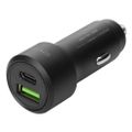 DELTACO USBC-CAR122, Autonabíječka 1x USB-C/USB-A