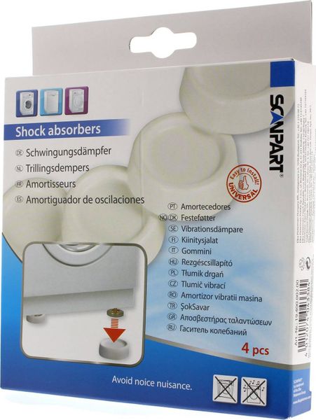 ScanPart Tlumicí podložky pod pračku, 4 ks