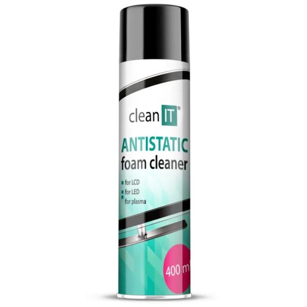 CLEAN IT antistatická čisticí pěna na LCD 400ml