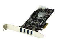 PCIe SuperSpeed USB 3.0 Expansion Card w/ 2 Dedicated 5Gbps Channels (PEXUSB3S42V) - USB adaptér - PCIe x4 - USB 3.0 x 4 - pro P/N: BNDTB10GI, BNDTB210GSFP, BNDTB310GNDP, BNDTB410GSFP, BNDTB4M2E1, BNDTBUSB3142