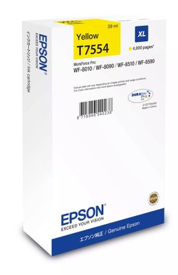 Epson Ink cartridge Yellow DURABrite Pro, size XL
