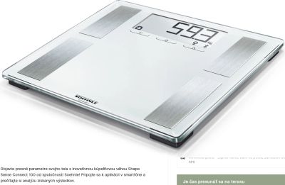 Analytická osobní váha Shape Sense Connect 100