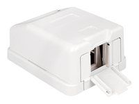 Kryt zásuvné jednotky - bílá - 1 port