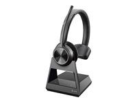Savi 7300 series - náhlavní souprava - náhlavní - DECT - bezdrátový - adaptér USB-A přes DECT - černá - certifikováno UC