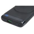 DELTACO PB-Q1003, Qi Powerbank 10000mAh, černá