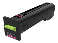 Extra vysoká výtěžnost - purpurová - originální - kazeta s barvivem LCCP, LRP, Lexmark Corporate - pro Lexmark CX825de, CX825dte, CX825dtfe, CX860de, CX860dte, CX860dtfe