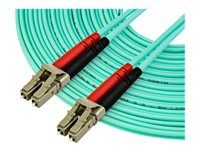 50/125 - Fiber Optic Cable - 40/100Gb - LSZH (450FBLCLC10) - Patch kabel - multirežim LC (M) do multirežim LC (M) - 10 m - 10 m - optické vlákno - duplex - 50 / 125 mikron - OM4 - vodě - barva
