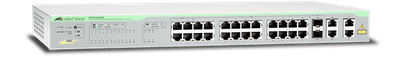 Allied Telesis 24xFE smart+2xGb+2SFP PoE switch AT-FS750/28PS