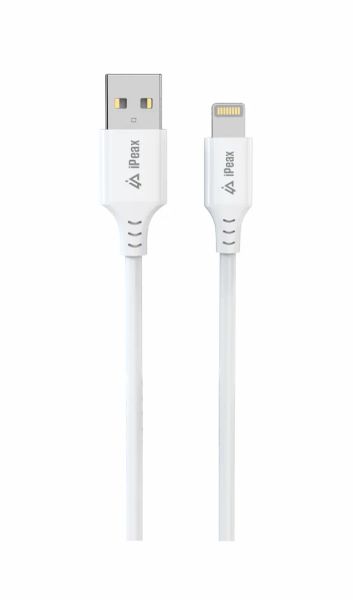 Kabel iPEAX 90010116 USB/Lightning 1,5 m bílý