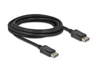 Kabel DisplayPort - DisplayPort (M) do DisplayPort (M) - DisplayPort 2.0 - 3 m - podpora 10K60Hz (10240x4320) - černá