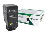 Žlutá - originální - kazeta s barvivem LCCP, LRP - pro Lexmark CS720de, CS720dte, CS725de, CS725dte, CX725de, CX725dhe, CX725dthe