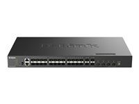 Přepínač - L3 - řízený - 28 x 10 gigabitů SFP+ + 4 x 25 Gigabit SFP28 - Lze montovat do rozvaděče
