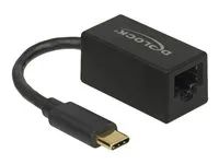 Síťový adaptér - USB-C 3.2 Gen 1 - Gigabit Ethernet x 1 - černá