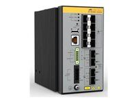 Allied Telesis AT IE560-12GSX - Přepínač - průmyslový - L3 - řízený - 8 x Gigabit SFP + 4 x 10 Gigabit Ethernet / 1 Gigabit Ethernet SFP+ - lze montovat na konzolu DIN, pro připevnění na zeď - kompatibilní s TAA - pro P/N: AT-IE048-120-NCA5, AT-IE048-120-NCES1, AT-IE048-120-NCES3, AT-IE048-120-NCES5