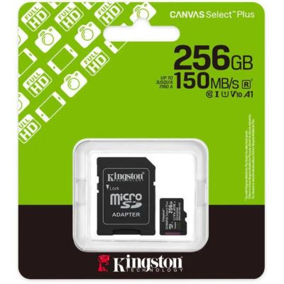KINGSTON Micro SDXC CANVAS Select Plus 256GB+A