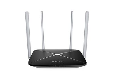 Mercusys AC12 1200Mbps WiFi AC router, 5x10/100 RJ45, 4x anténa