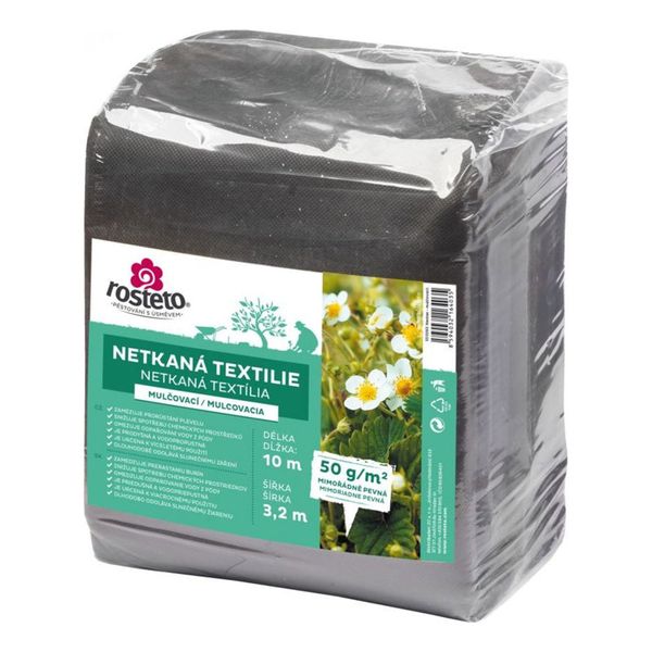 Netkaná textilie mulčovací Neotex ROSTETO 50g 3,2x10m černá