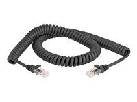 RJ45 Coiled Cable male to male Cat.5e 2