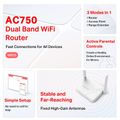 MERCUSYS MR20, AC750 Bezdrátový dualband router