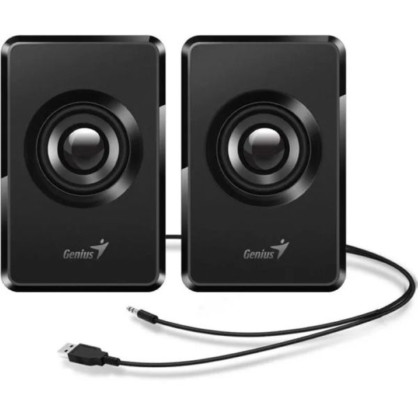 GENIUS SP-U125, Reproduktory 2.0, 3W, černé