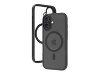 Zadní kryt pro mobilní telefon - kompatibilita s MagSafe - plast - černá, průhledná - pro Apple iPhone 17