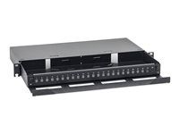 19' výsuvná optická vana 1U 24x ST, RAL7035