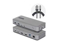 USB-C Dock 2x DP 4K60 1GbE 100W PD - 201UE-USBC-DOCK